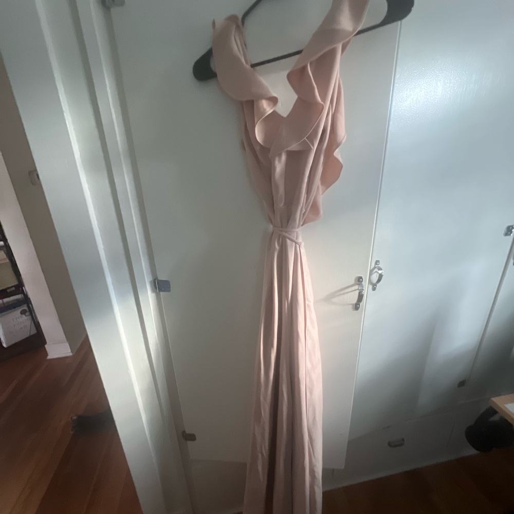Sachin + Babi Blush Ruffle Maxi Dress